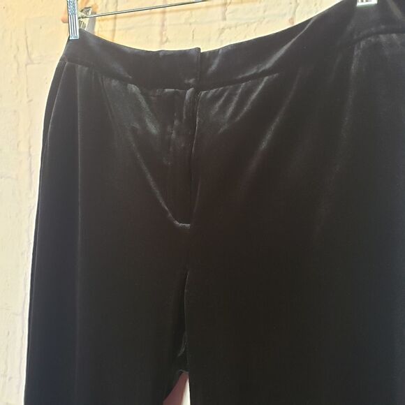 CALVIN KLEIN VELVET Wide Leg Trousers - Picture 2 of 13